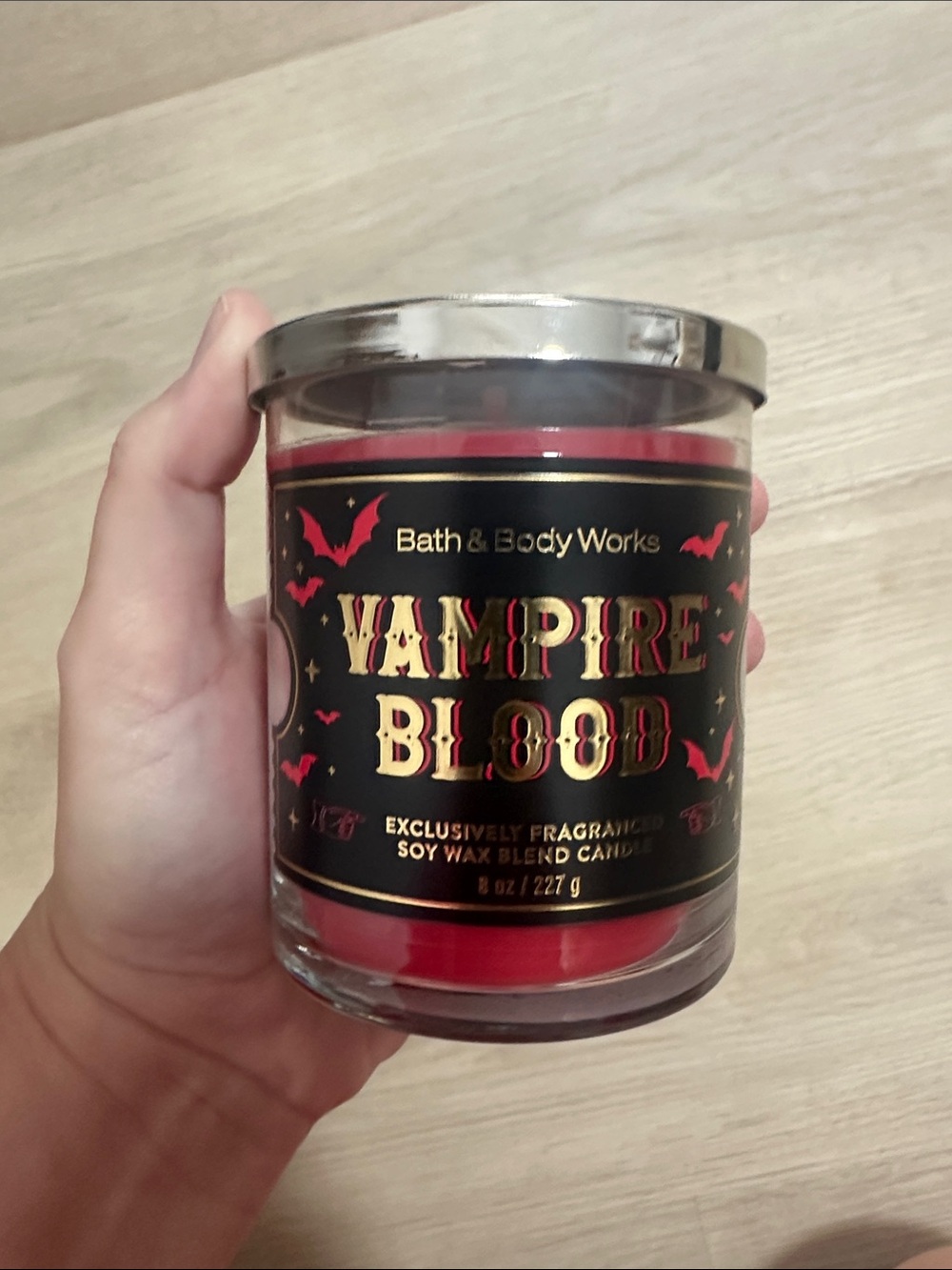 Vampire Blood Single Wick Candle